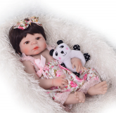 Bebe Reborn Isabely toda em Silicone com Frete Grátis