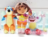 Kit De Bonecos De Pelúcia Dora Aventureira, Botas E Raposo